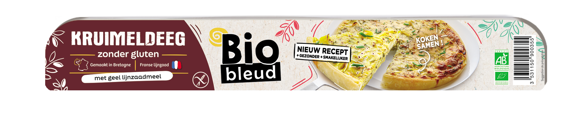 Biobleud Pâte brisée sans gluten bio 250g